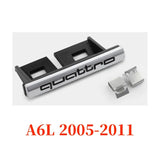 Audi Quattro Logo ABS Car Front Grille Emblem Badge Four-Wheel Drive Tail Standard Sticker