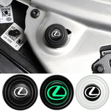 4pcs/set Lexus Car Door Shock Stickers Luminous Absorber Decal