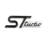 Ford ST Turbo Metal Car Side Sticker Trunk Emblem Badge Decal