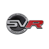 Land Rover SVR Logo Metal Car Front Grille Emblem Badge Rear Sticker Decal