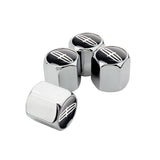 4pcs/set Lincoln Car Air Valve Stem Cap Auto Tyre Valve Covers