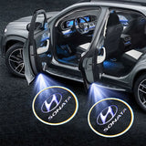 Car Door Welcome Laser Shadow Lamp Projector LED Light for Hyundai Sonata 8 2010-2014