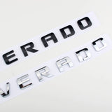 Chevrolet Silverado ABS Letter Car Rear Sticker Decal Trunk Emblem Badge