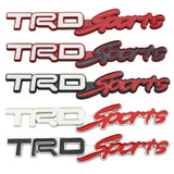 Metal Car Trunk Badge Rear Sticker for TRD Sports Logo Corolla Rav4 Prius Camry Highlander Yaris Auris Modified Decals