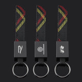 Volkswagen VW R Oxford Webbing Car Keychain Pendant Key Chain Holder