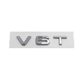 Audi V6T V8T ABS Car Rear Sticker Trunk Emblem Badge Decal