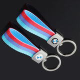 BMW Nylon Webbing Car Key Chain Keyring Keychain Pendant