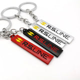 Renault RS LINE Logo Metal Car Key Rings Keychain Pendant