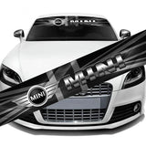 130x21cm MINI Cooper Car Front Trunk Windshield Sunshade Sticker Decal