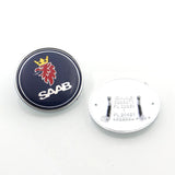 50mm SAAB SCANIA Logo ABS Car Front Hood Emblem Badge Sticker