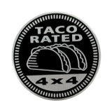 Jeep 4X4 Round Alloy Car Body Side Emblem Badge Rear Sticker Decal
