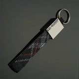 Mercedes Benz AMG Metal Oxford Webbing Car Logo Keyring Pandant Auto Key Chain Holder