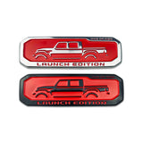 Jeep Launch Edition Logo Metal Car Body Fender Side Sticker Decal Auto Front Grille Emblem Badge