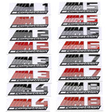 BMW M1 M2 M4 M3 M5 M6 M7 M8 Competition  Car Front Grille Emblem Rear Stickers