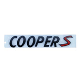 3D Letters Sticker Car Rear Trunk Emblem Accessories for Mini Cooper S Logo R50 R52 R53 R55 R56 F54 F55 F56 F60 Badge Decoration