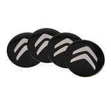 4pcs/set 65mm Citroen Car Wheel Center Hub Cap Sticker Decal