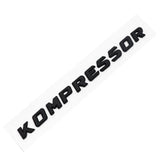 Mercedes Benz KOMPRESSOR Logo ABS Car Rear Emblem Badge Sticker