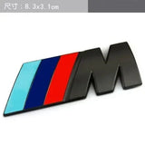BMW M Power Metal Car Front Grille Emblem Rear Sticker