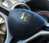 50*40MM ABS Car Steering Wheel Center Emblem Sticker for Honda