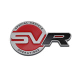 Land Rover SVR Logo Metal Car Front Grille Emblem Badge Rear Sticker Decal