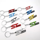 Ford ST Line Logo Metal Car Keychain Keyring