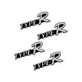 4pcs/set Honda Mugen Typer Metal Car Stereo Sticker Auto Audio Emblem Decal