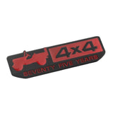 Jeep 4x4 75 Years Logo Metal Car Front Grille Emblem Badge Trunk Sticker Decal