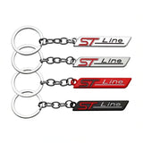Ford ST Line Logo Metal Car Keychain Keyring