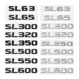 Mercedes Benz SL63 SL65 SL300 SL320 SL350 SL500 SL550 SL600 ABS Car Rear Sticker Decal