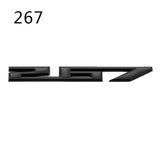 Chevrolet Letter 262 265 267 283 Metal Car Rear Sticker Decal Trunk Emblem Badge