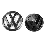 Car Front Grille Emblem 145mm Rear Trunk Badge 110mm Label for Volkswagen VW Tiguan 2009-2014 Accessories Part Number 5ND 853 630