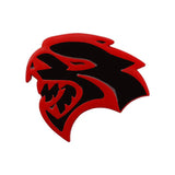 Dodge HellCat Metal Car Rear Sicker Body Side Emblem Badge Decal
