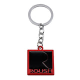 Ford Roush Logo Metal Car Keychain Keyring