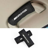 2PCS Mercedes Benz AMG Car Roof Handle Holder Cover Gloves