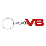Honda V8 Logo Metal Car Key Rings Keychain Pendant