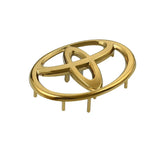 6.5x4.5cm Buckle Car Steering Wheel Emblem Decals Badge for Toyota