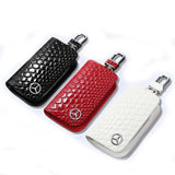 Mercedes Benz PU Leather Car Key Case Pouch Key Bag Protector
