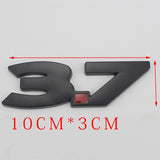 Ford 3.7 5.0 ABS Car Rear Sticker Auto Fender Side Emblem Badge Decal