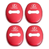 4pcs/set Lexus Stainless Steel Car Door Lock Cover Protection