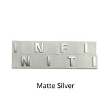 Infiniti Letter Metal Car Rear Sticker Emblem Badge Decal