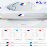 BMW M Power Epoxy Car Door Bowl Handle Anti-collision Protective Stickers Scratches Film