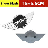 ABS Car Styling for Mini Cooper Logo R55 R56 R60 R61 Auto Engine Hood Emblem Sticker Refit Replacement Front Head Accessories