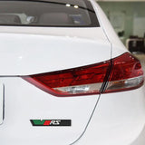 Skoda VRS Logo Metal Car Front Grille Emblem Badge Rear Sticker Decal