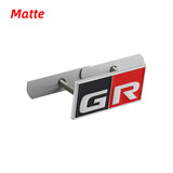 Car Front Grille Badge for Toyota GR Sport Rav4 Aqua Auris Levin Yaris Camry Crown Prado Supra Corolla Avensis Accessories