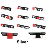 Audi SQ3 SQ5 SQ7 SQ8 RSQ3 RSQ5 RSQ7 TTS TTRS ABS Car Front Grille Emblem Badge