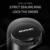 Mercedes Benz AMG Metal Car Ash Tray Auto Ashtray Cigarette Holder Box with LED Light