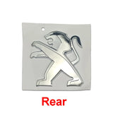 Peugeot 2008 3008 Lion Logo ABS Car Front Hood Sticker Rear Emblem Badge Decal