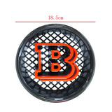 185mm Mercedes Benz Brabus ABS Car Front Grille Emblem Badge