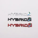 Car Trunk Rear Badge Sticker for Toyota HYBRID Logo RAV4 Reiz Aygo CHR Auris Rav4 Yaris Corolla Auto Decal Exterior Accessories