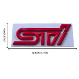 Subaru STI Logo Metal Car Rear Sticker Decal Emblem Badge